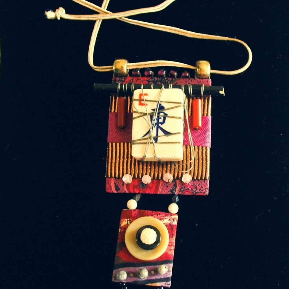 Mahjong Tile Necklace
